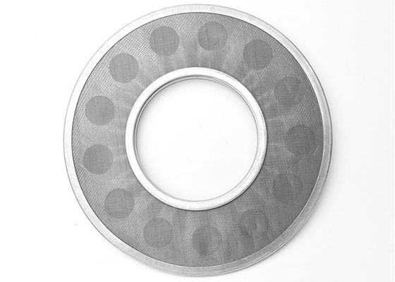 SS304 SS316  Woven Wire Mesh SPL Filter Mesh Disc Edge Packed