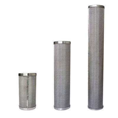 1~100 Micron Stainless Steel Filter Cartridge For  Water Filtration High Traffic