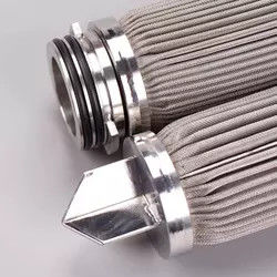 Chemical Filtration 5micron Pleated 65mm Stainless Steel Filter Cartridge