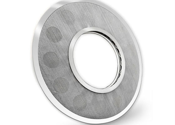 SS304 SS316  Woven Wire Mesh SPL Filter Mesh Disc Edge Packed