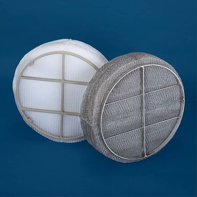 Papermaking Stainless Steel Wire Mesh Demister Pad Mist Eliminator Rust Resistance