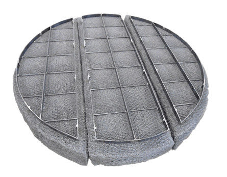 Papermaking Stainless Steel Wire Mesh Demister Pad Mist Eliminator Rust Resistance