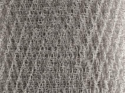 SS304 316  316L Wire Mesh Demister Pad  Customizable Thickness And Segment Plans