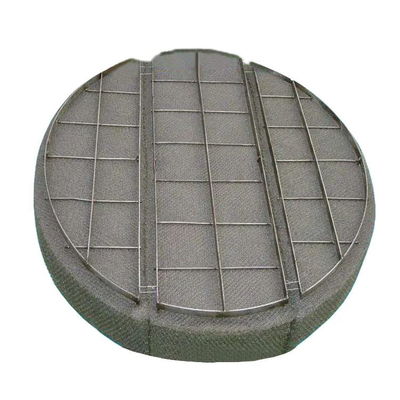 304 316SS  Stainless Steel Knitted Wire Mesh Demister Pads Used In The Cooling Tower