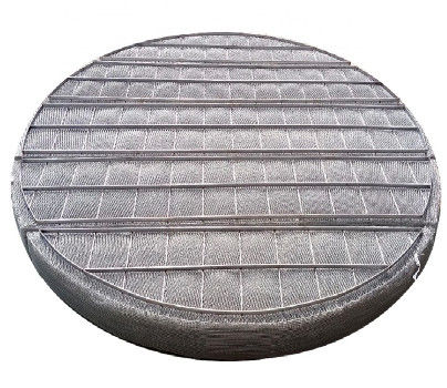 304 316SS  Stainless Steel Knitted Wire Mesh Demister Pads Used In The Cooling Tower