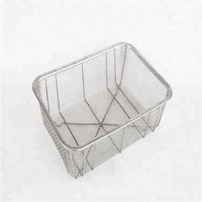 Stainless Steel 316 Wire Mesh Storage Baskets High Antibacterial Efficiency