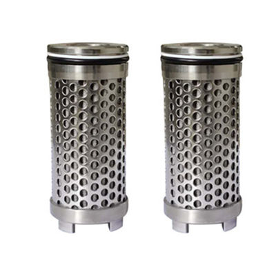 10 Inch Stainless Steel Filter Cartridge 2-200 Um Corrosion Resistance