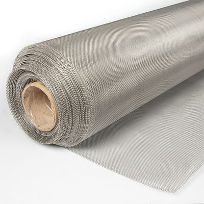 20 40 100 200 Mesh 304 316 SS Filter Mesh , Woven Wire Mesh Filter Plain Weave