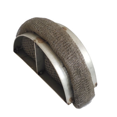 High Filtering Wire Mesh Demister Rust Resistance 100mm 150mm Thickness
