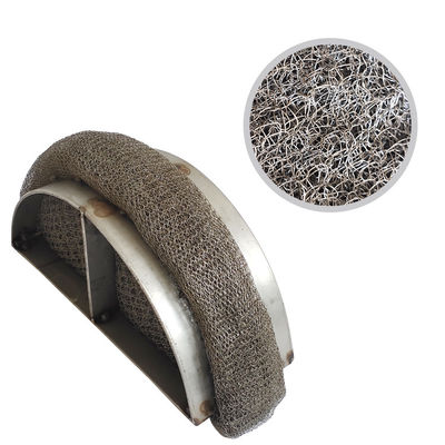 Customized Height Pad Demister ,  Wire Mesh Mist Eliminator For Chemical Columns