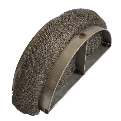 Square Hole Wire Mesh Demister Pad , Wire Mesh Pad For Chemical Columns