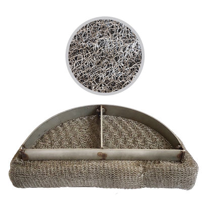 Metal Liquid Filter Wire Mesh Pad Stainless Steel  0.08mm-0.30mm High Filter Rating