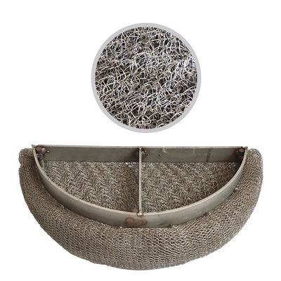 0.45 Micron Metal Wire Mesh Demister Pad For Oil And Gas Industries