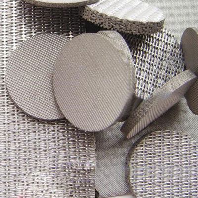 Customized Shape Sintered Wire Mesh Wire Diameter 0.018-2.03mm  Heat Resistance