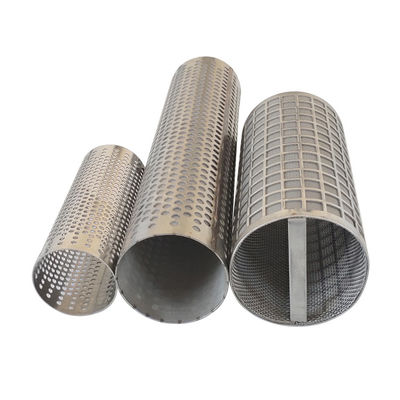 Custom Made 304 316  Stainless Steel Drain Net Strainer Perforated Metal Mesh
