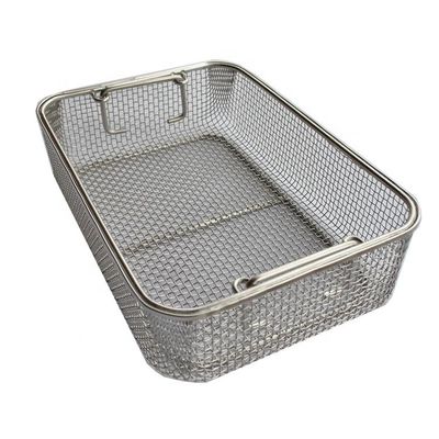 Electrolyzation Surgery Sterilization Fine Mesh Basket Container