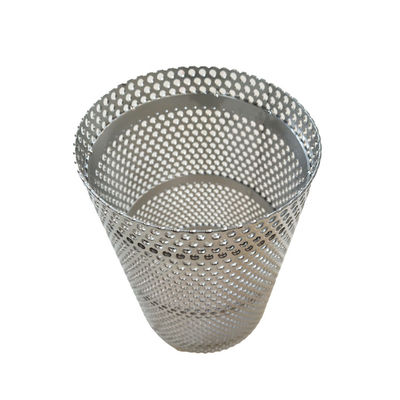 Deformation Resistance Easy Installation Stainless Steel 304 5mm Perforated Metal Cylinder