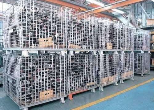 1000kg Galvanized Stackable Sliver Wire Container Storage Cages