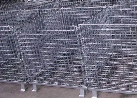 1000kg Galvanized Stackable Sliver Wire Container Storage Cages