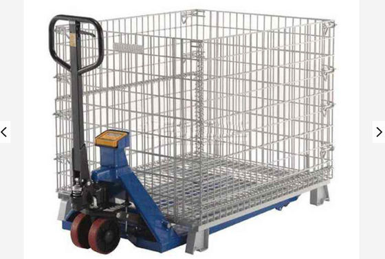Stainless Steel Folding Metal Frame 2000kg Wire Mesh Storage Cages 6.4mm