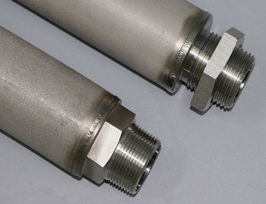 Powder Sintering 0.3um Inner Diameter 28mm Stainless Steel Filter Cartridge