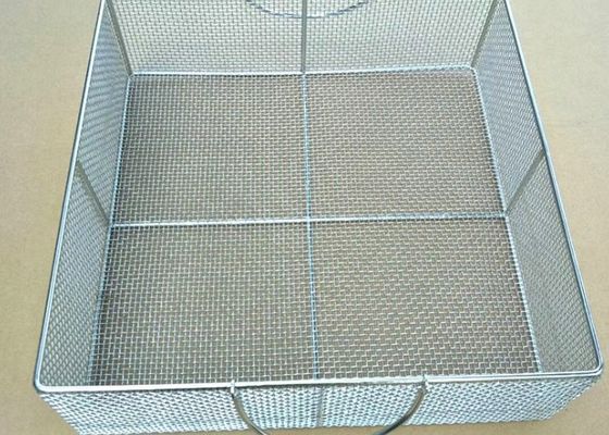 Medical Kitchen 22cm Stainless Steel Strainer Basket Round Square Large Hole