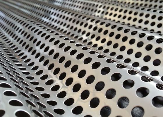 316 304 Stainless Steel Perforated Metal Mesh Porous Uniform Sound Abatement
