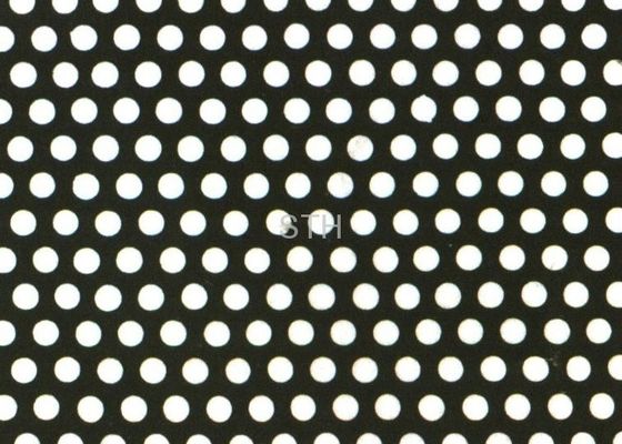 1mm Hole Round Perforated Metal Mesh Punch Plate Multipurpose Custom