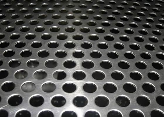 1mm Hole Round Perforated Metal Mesh Punch Plate Multipurpose Custom