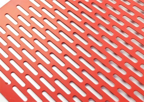 1.0mm Thick Galvanized Perforated Metal Sheet Customized Hole Shape Decoration