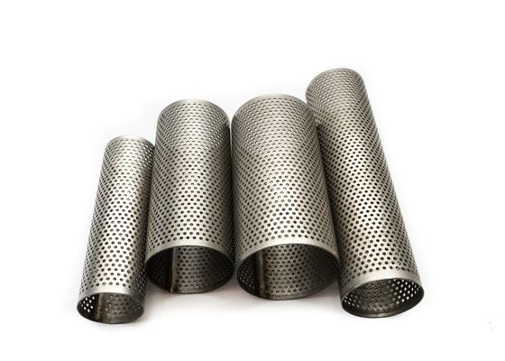 Mesh Screen Filter 304 Stainless Steel Perforated Tube For Automotive Exhaust System