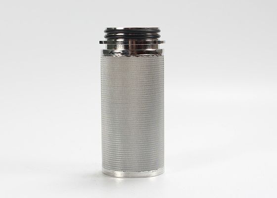 1 - 100 Micron Sintered Stainless Steel Filter 316l Mesh Cylindrical